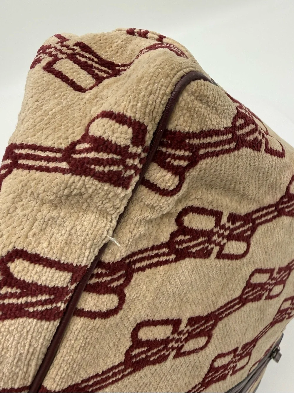 BALENCIAGA BB MONOGRAM WOVEN JACQUARD TOTE BAG VINTAGE RARE FIND GREAT CONDITION